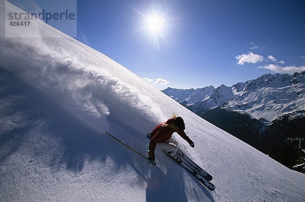 Skifahren in Chamonix.