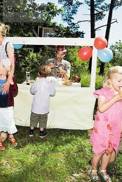 Außenaufnahme Party Eiscreme Eis freie Natur