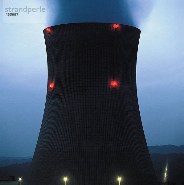 10013396  atomic Power Station  Atomkraftwerk  Energie  Position  die Lichter  Kontur  die Kühlung Turm  Kraftwerk  wählen