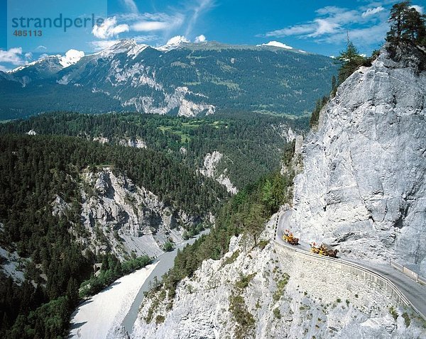 10067113  rock Gulch  RabiUSA  Amerika  Nordamerika  Rhein Gulch  Alpen  Berge  Graubünden  Graubünden  Postkutschen  valley