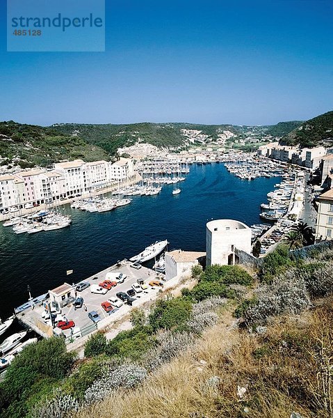 Hafen Frankreich Europa Wohnhaus Schutz Gebäude Korsika