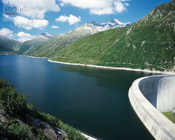 10366674  Graubünden  Graubünden  Schweiz  Europa  Alpen  Berge  See  Stausee  Meer  schneiden  Teil  Energie  Lukmanier  S