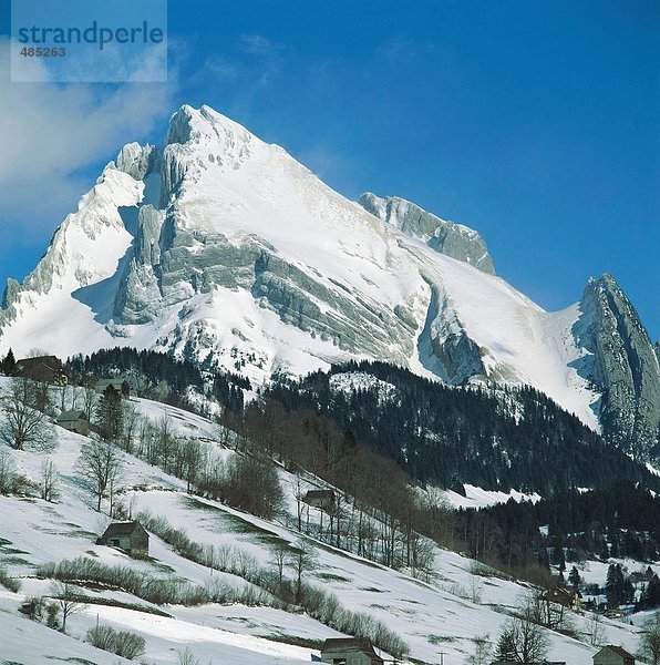 10653853  alpine  Alpen  Alpstein  Berge  Gipfel  Berge  Landschaften  Ostschweiz  Schnee  Schweiz  Europa  Toggenbu