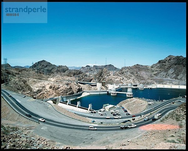 10336141  blockedly  Colorado River  Hoover Dam  Hydroelektrizitat  Nevada  Straße  USA  Amerika  Nordamerika  Energie  Wasser