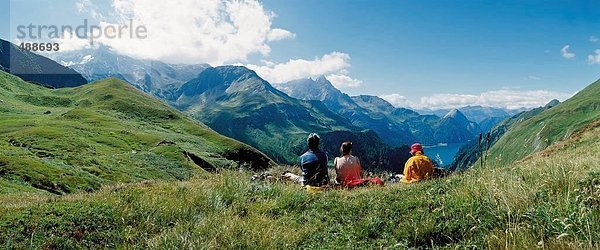 10653460  alpine  Alpen  Ansicht  Berge  Bergwandern  Familie  model  veröffentlichten  Panorama  Panorama  Pause  Stop  Rest  Swit