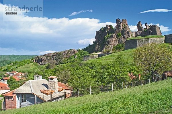 Schloss auf dem Hügel  Belogradchik Festung  Belogradtschik  Vidin  Rumänien