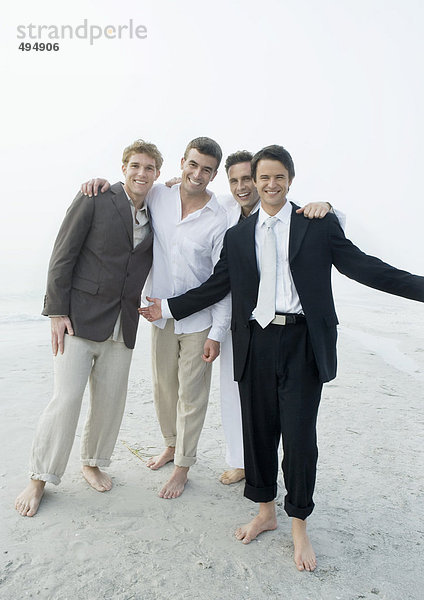 Szene von der Strandhochzeit