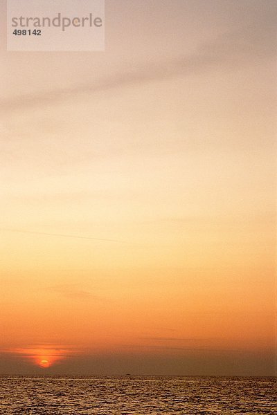 Kreta  Meer bei Sonnenuntergang