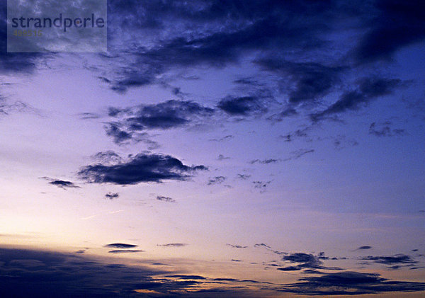 Himmel bei Sonnenuntergang