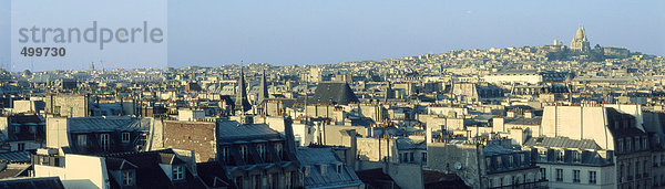 Frankreich  Paris  Dächer Panoramablick