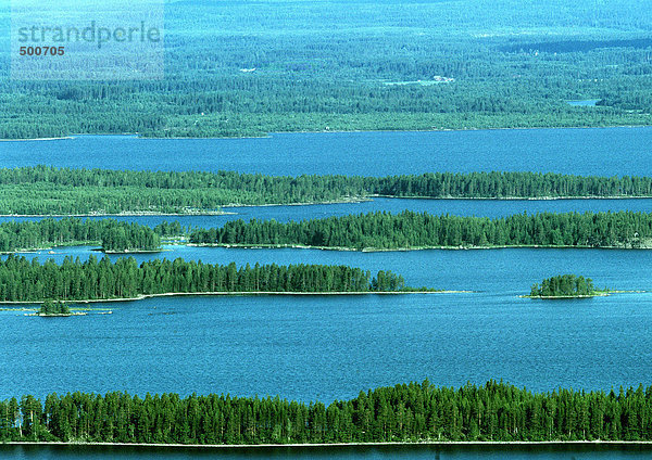 Finnland  Seengebiet  Landschaft