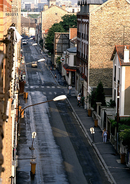 Frankreich  Stadtstraße.