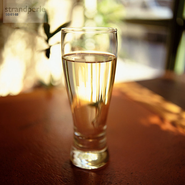 Glas Wasser  Nahaufnahme