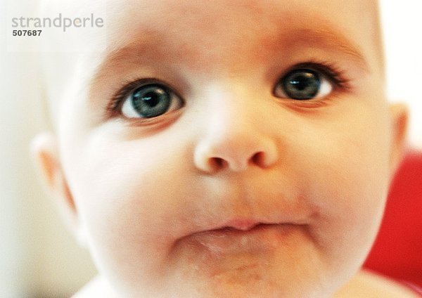 Baby's face  close-up