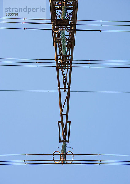 Elektrischer Mast  Nahaufnahme