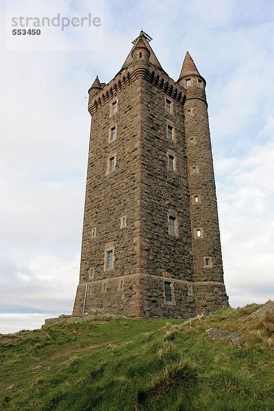 Untersicht des Turms  Scrabo Turm  Newtownards  County Down  Irland