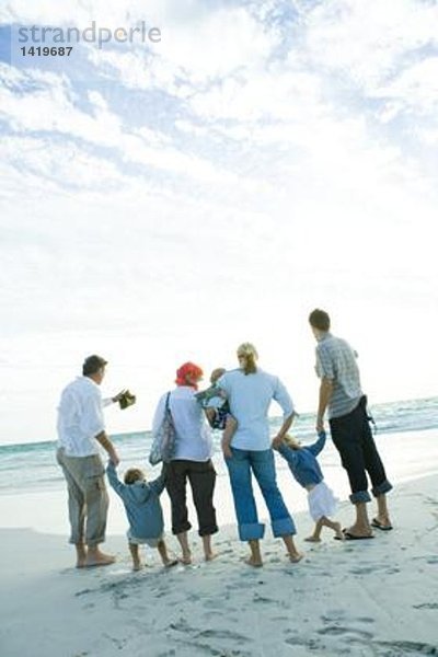 Familie am Strand