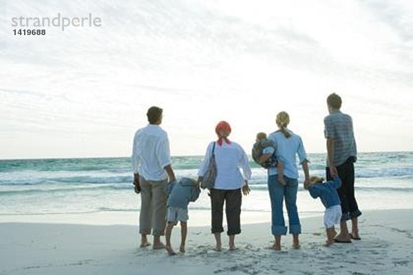 Familie am Strand