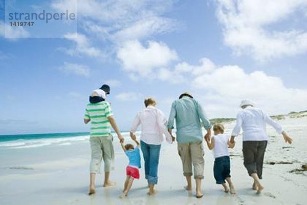 Familie am Strand