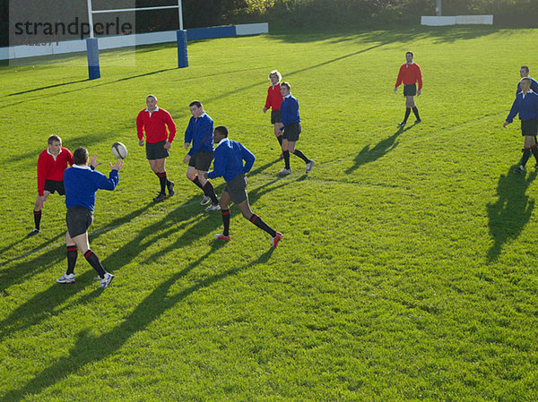 Männer beim Rugby