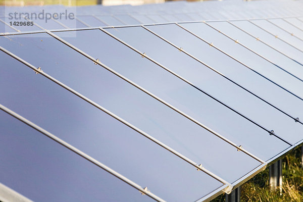 Solarzellen auf Solaranlage