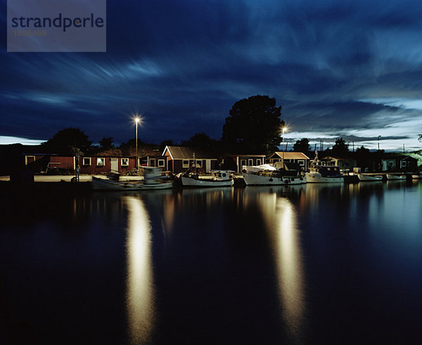 Der Hafen bei Smygehamn Skane Schweden.