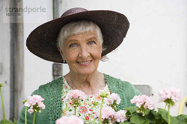 Portrait einer älteren Frau.