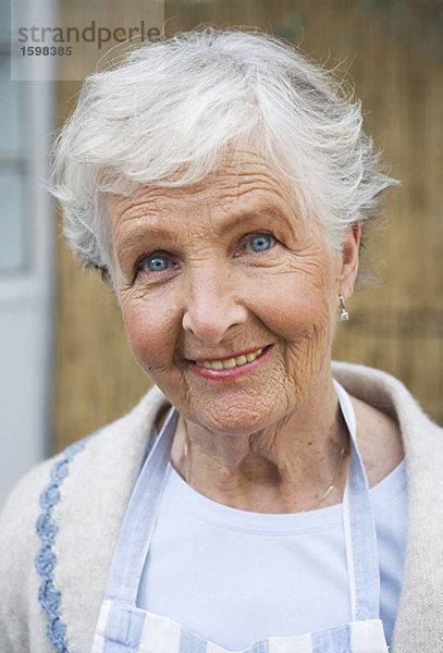 Eine ältere skandinavischen Frau Schweden.