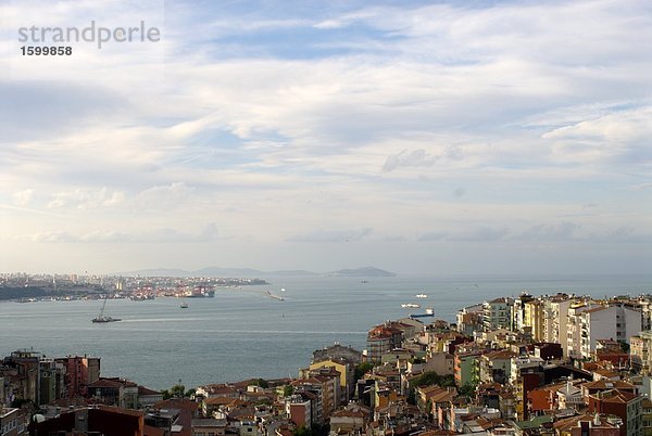 Stadt Waterfront  Bosphorus  Istanbul  Türkei