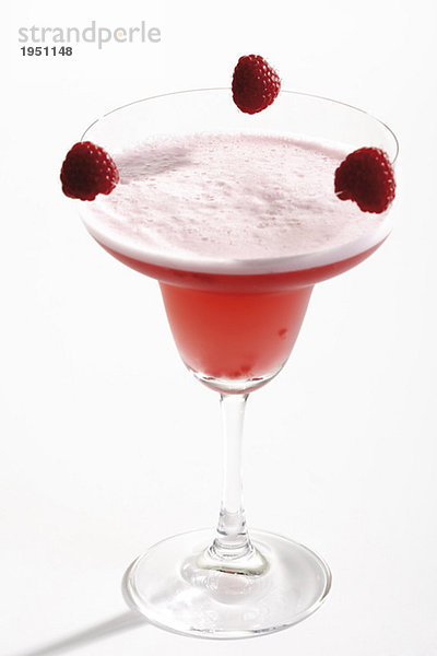 Himbeer-Margarita-Cocktail  erhöhte Ansicht