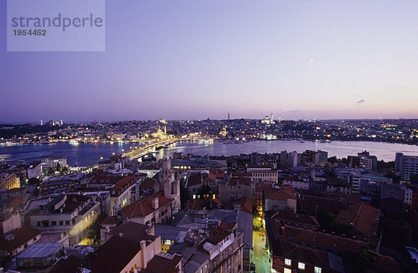 Istanbul  view from the Galata Tower  Turkey