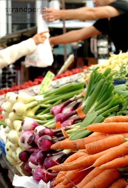 Markt mit Gemüse