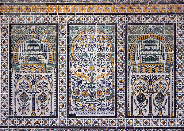 Wandfliesen  islamische Muster