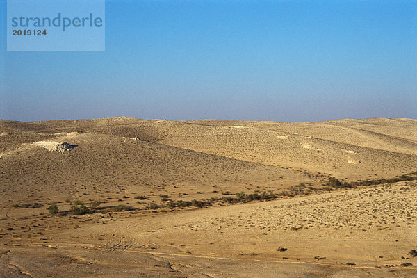 Jordanien  trockene Landschaft
