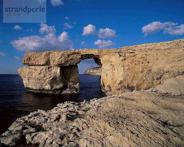 10446273  Malta  Küste  Gozo  Fels  Klippe  Klippe-Bildung  Kurve  Meer  Wolken  Wetter