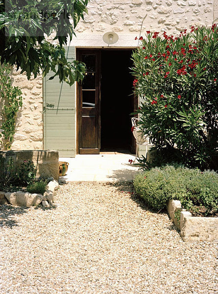 Eingang zu einer Villa  Provence  Frankreich