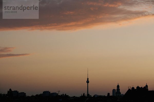 Berlin bei Sonnenuntergang
