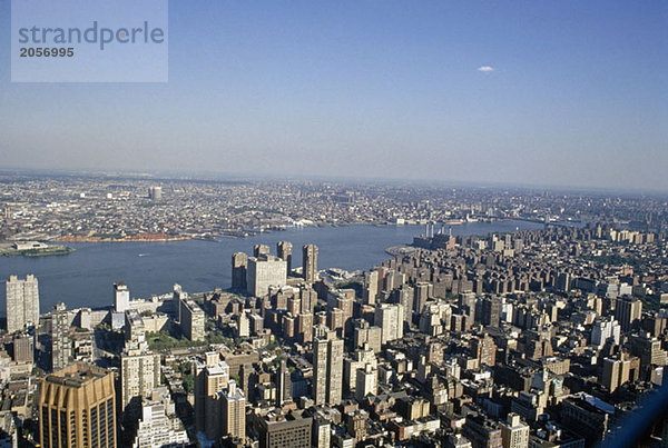 Skyline von New York City  USA