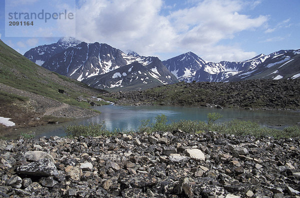 Sommer Tal See Ansicht