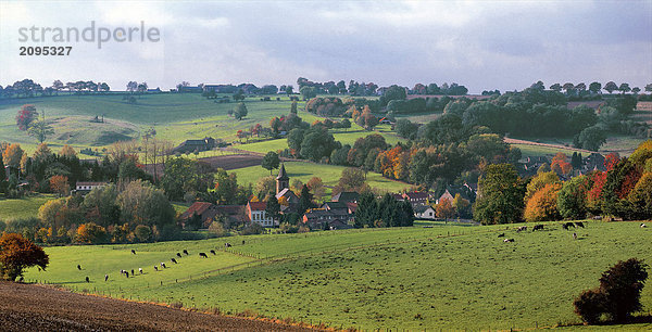 Hügellandschaft in Limburg Niederlande