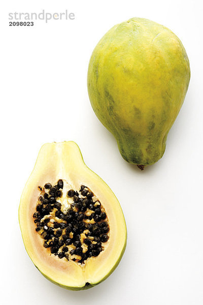 Papaya-Früchte  Nahaufnahme