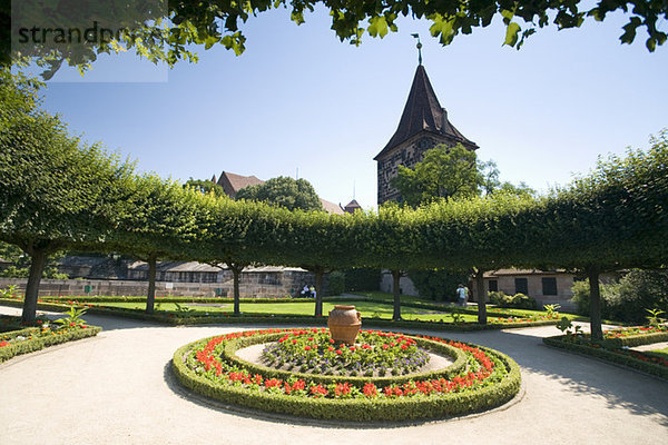 Germany  Nuremberg  Garden of the Emperor´s Castle