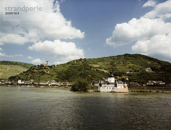 Deutschland  Burg Pfalzgrafenstein bei Kaub am Rhein