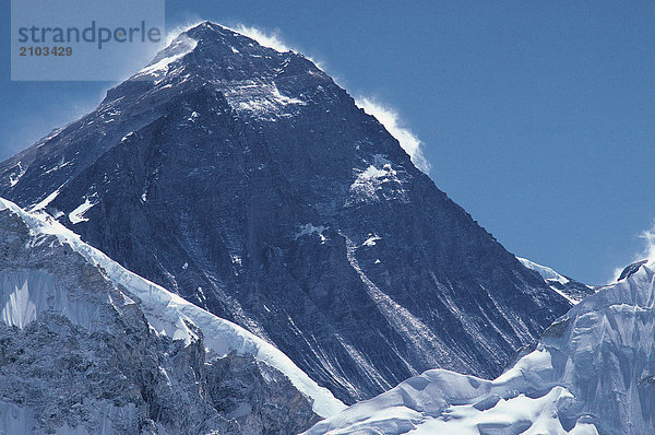 Reisen. Nepal. Himalaya. Everest. Südwand.