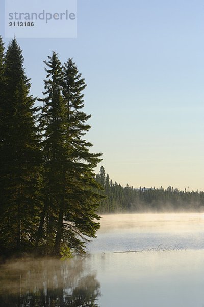 Mist at …tang-‡-la-Truite (Trout pond)  Gaspesie  Quebec