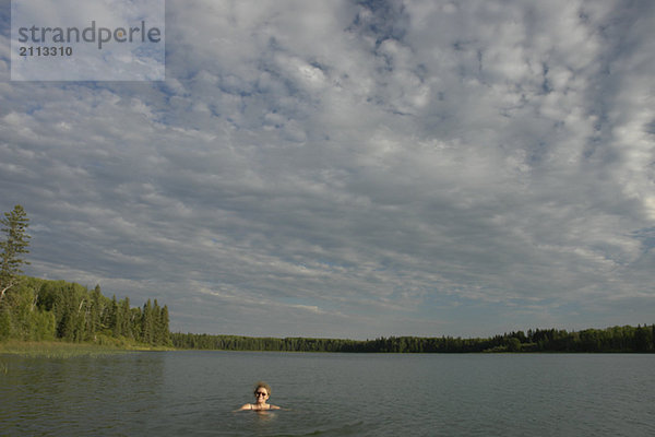 '45 year old woman swimming in Katherine Lake. No motor boats allowed.