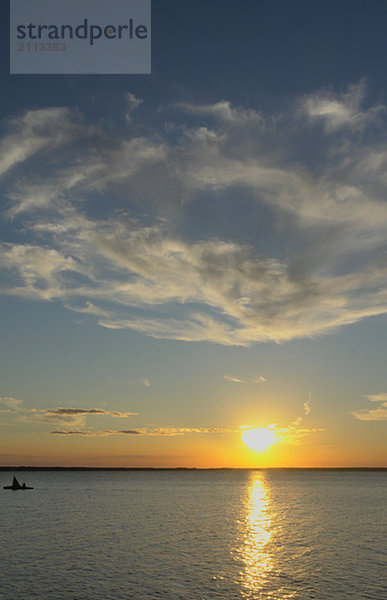 'Clear Lake at sunset