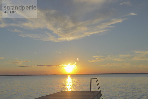 'Clear Lake at sunset