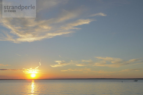 'Clear Lake at sunset