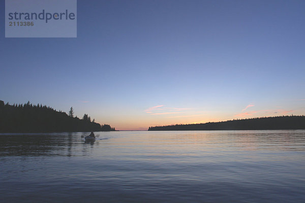 'Sunset at Clear Lake